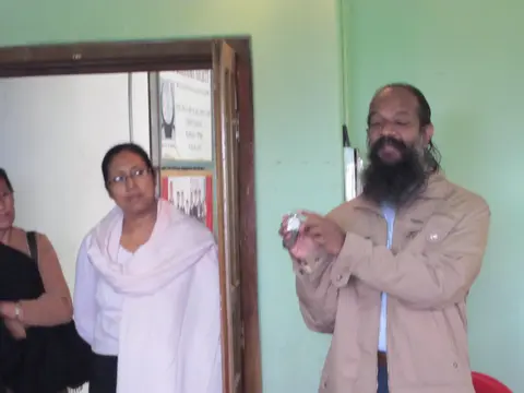 PAWAN KUMAR FROM HYDERABAD VISIT THE SCHOOL- SHOW HIS SPECIAL WATCH 