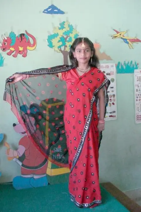 A GIRL IN A SAREE