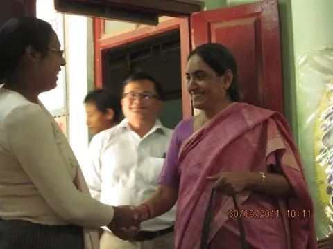 MS SHIELAJA RAO VISIT THE SCHOOL