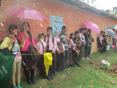 GAME DISRUPTS BY THE RAIN