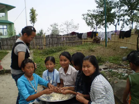GETTING READY FOR COOKING
