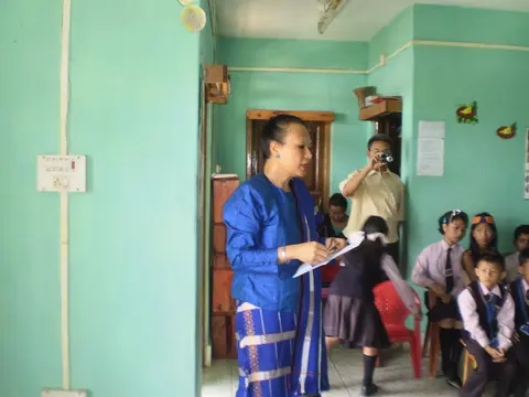 MADAM BANUO Z. JAMIR VISIT TO THE SCHOOL