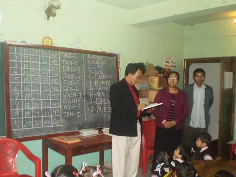 MR DEO INSPECTION IN THE SCHOOL