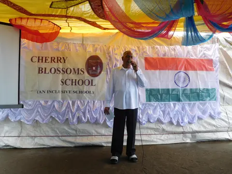 PASTOR ANIL YADHAV PRAYING FOR THE PROGRAM 